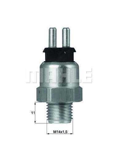 Interruptor de temperatura, ventilador del radiador Mahle TSW 19D - TERMOSTATO MAHLE