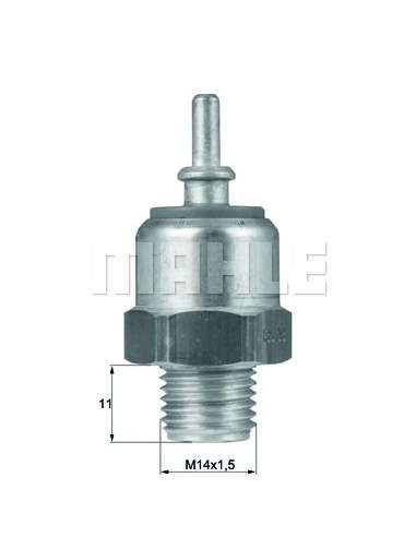 Interruptor de temperatura, ventilador del radiador Mahle TSW 3 - TERMOSTATO MAHLE