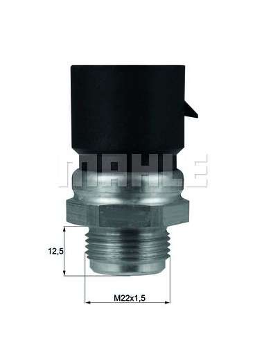 Interruptor de temperatura, ventilador del radiador Mahle TSW 36D - TERMOSTATO MAHLE