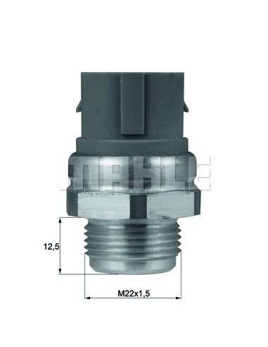 Interruptor de temperatura, ventilador del radiador Mahle TSW 48D - TERMOSTATO MAHLE