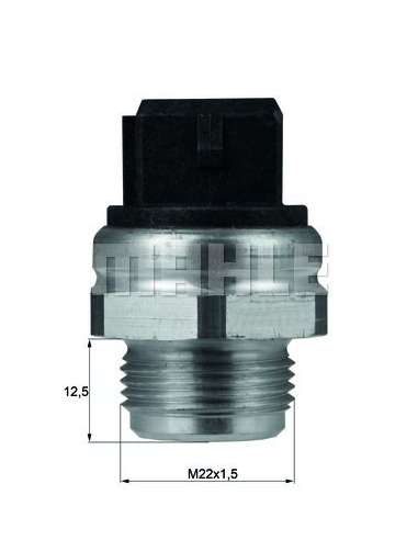 Interruptor de temperatura, ventilador del radiador Mahle TSW 50D - TERMOSTATO MAHLE