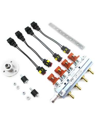 Válvula de inyección Meat Doria 13065 - RAIL COMPLETO SISTEMA LPG NARANJA E URO 4