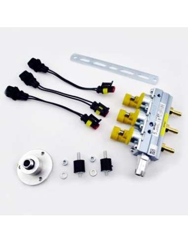 Válvula de inyección Meat Doria 13082 - RAIL COMPLETO SISTEMA LPG AMP AMARI LLO 3 CIL. EURO 4