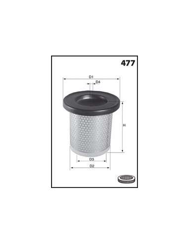 Filtro de aire Mecafilter EL1457 - Filtro de Aire Circular MECAFILTER