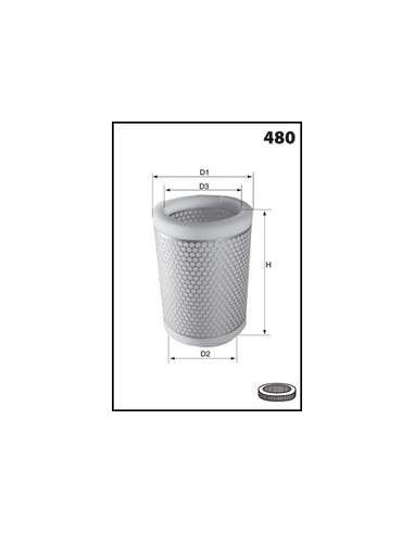 Filtro de aire Mecafilter EL3268 - Filtro de Aire Circular MECAFILTER