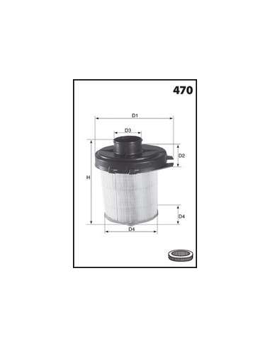 Filtro de aire Mecafilter EL3449 - Filtro de Aire Circular MECAFILTER
