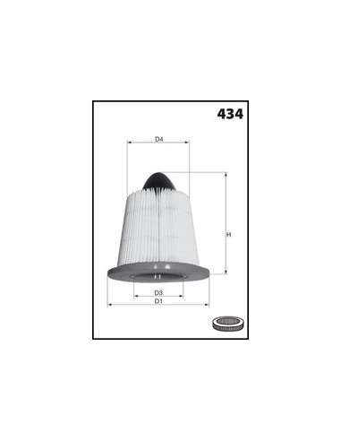 Filtro de aire Mecafilter EL3870 - Filtro de Aire Circular MECAFILTER