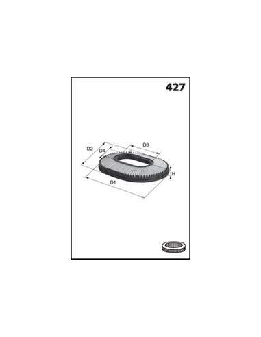 Filtro de aire Mecafilter EL9177 - Filtro de Aire Circular MECAFILTER