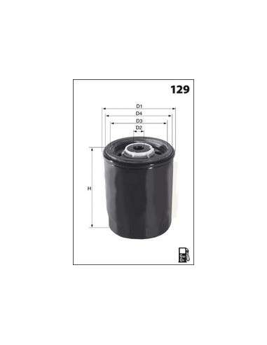 Filtro combustible Mecafilter ELG5267 - Filtro de Gasoil Roscado MECAFILTER