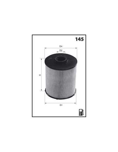 Filtro combustible Mecafilter ELG5315 - Filtro Gasoil Cartucho MECAFILTER