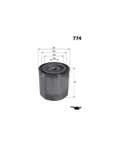 Filtro de aceite Mecafilter ELH4125 - Filtro de Aceite Roscado MECAFILTER