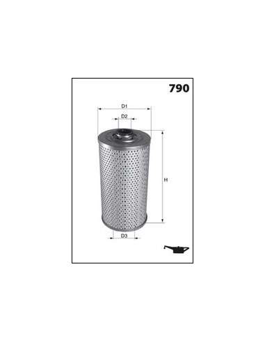 Filtro de aceite Mecafilter ELH4166 - Filtro de Aceite Cartucho MECAFILTER