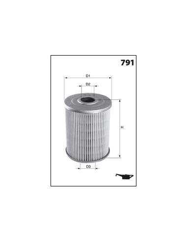 Filtro de aceite Mecafilter ELH4204 - Filtro de Aceite Cartucho MECAFILTER
