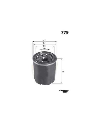 Filtro de aceite Mecafilter ELH4255 - Filtro de Aceite Roscado MECAFILTER