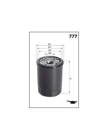 Filtro de aceite Mecafilter ELH4256 - Filtro de Aceite Roscado MECAFILTER