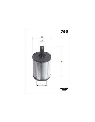 Filtro de aceite Mecafilter ELH4305 - Filtro de Aceite Cartucho MECAFILTER