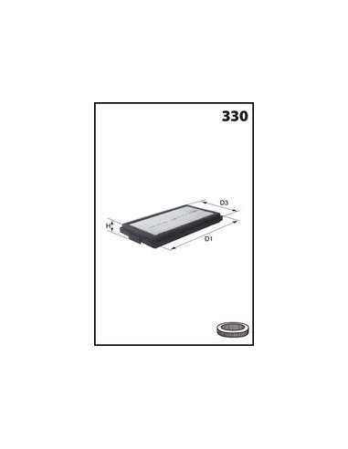 Filtro de aire Mecafilter ELP3182 - FILTRO MECAFILTER MECAFILTER