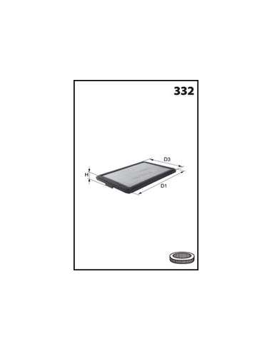 Filtro de aire Mecafilter ELP3326 - FILTRO MECAFILTER MECAFILTER