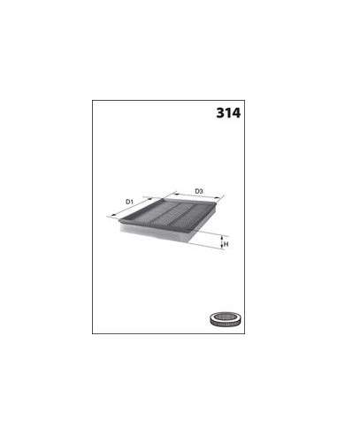 Filtro de aire Mecafilter ELP3422 - Filtro de Aire Panel MECAFILTER