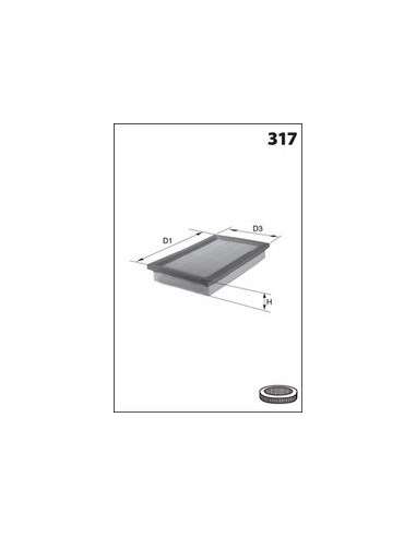 Filtro de aire Mecafilter ELP3527 - Filtro de Aire Panel MECAFILTER
