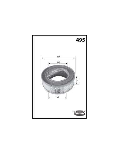 Filtro de aire - compresor aire de admisión Mecafilter FA3287 - Filtro de Aire Circular MECAFILTER