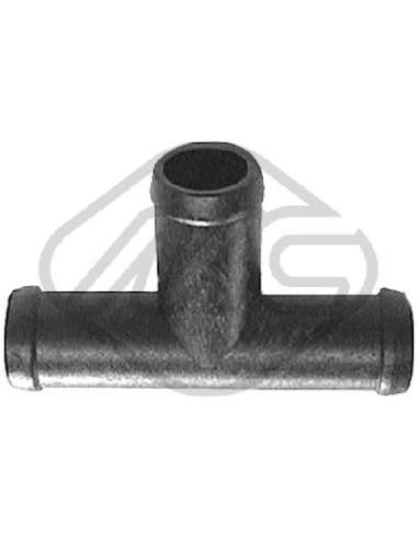 Brida de refrigerante Izq. Metalcauch 03046 - MC T EMPALME 20 MM MEYLE-ORIGINAL Quality