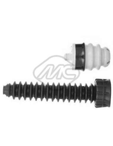 Juego de guardapolvos, amortiguador Tras. Metalcauch 06380 - MC juego guardapolvo y tope,