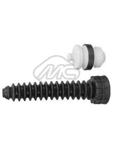 Juego de guardapolvos, amortiguador Tras. Metalcauch 06381 - MC juego guardapolvo y tope,