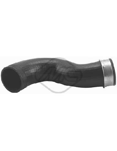 Tubo flexible de aire de sobrealimentación Der. Metalcauch 09751 - MC MGTO TURBO VAG TRANSPORTER ORIGINAL TURBO-PROFI-PA...