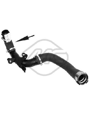 Tubo flexible de aire de sobrealimentación Metalcauch 09850 - MC MGTO TURBO DACIA DOKKER