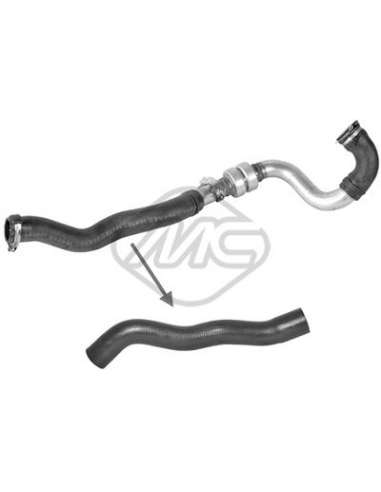 Tubo flexible de aire de sobrealimentación Metalcauch 09964 - MC mgto de turbo RENAULT