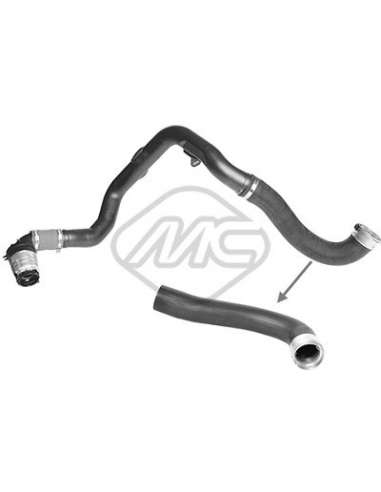 Tubo flexible de aire de sobrealimentación Metalcauch 09983 - mgto flexible turbo renault m