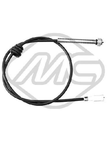 Árbol flexible del velocímetro Metalcauch 82435 - MC CABLE CUENTAKILOMETROS ASC