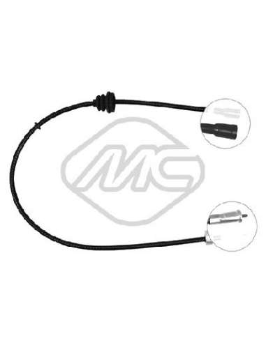 Árbol flexible del velocímetro Metalcauch 82443 - MC CABLE CUENTAKILOMETROS VEC