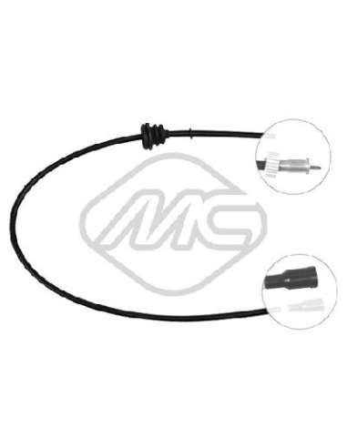 Árbol flexible del velocímetro Metalcauch 82751 - MC CABLE CUENTAKILOMETROS 405