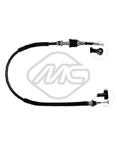 Cable de accionamiento, accionamiento del embrague Metalcauch 83540 - MC CABLE ENBR. 240-260-740-76