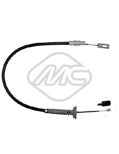 Cable de accionamiento, accionamiento del embrague Metalcauch 83601 - MC CABLE ENBR. SCIROCCO ALL