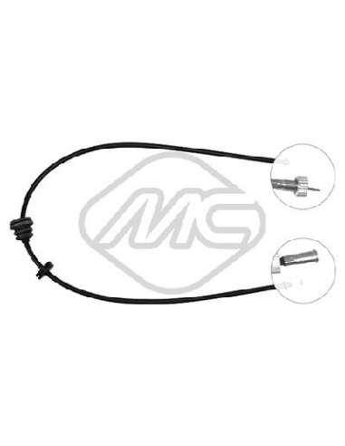 Árbol flexible del velocímetro Metalcauch 83646 - MC CABLE CUENTAKILOMETROS GOL