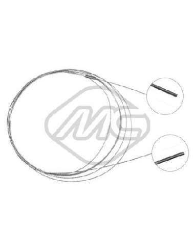 Cable del acelerador Metalcauch 83821 - MC CABLE ACELER. PASSAT DS-TD COFLE