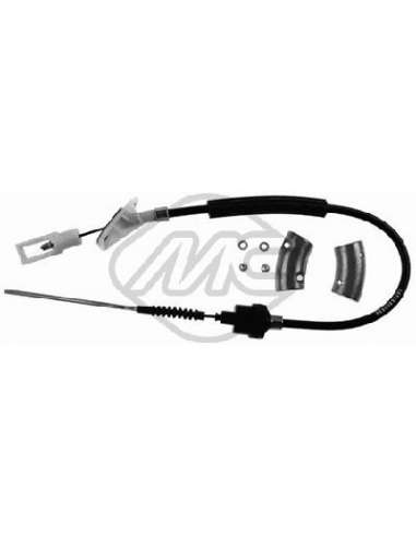 Cable de accionamiento, accionamiento del embrague Metalcauch 83991O - Cable embrague CINQUECENTO a