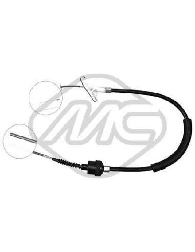 Cable de accionamiento, accionamiento del embrague Metalcauch 83992 - MC CABLE ENBR. CINQUECENTO AL