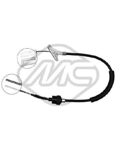 Cable de accionamiento, accionamiento del embrague Metalcauch 83992O - Cable embrague CINQUECENTO a
