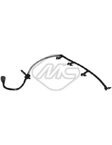 Tubo flexible, combustible de fuga Metalcauch 92082 - MC tubo combustible