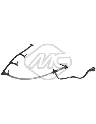 Tubo flexible, combustible de fuga Metalcauch 92083 - MC tubo combustible