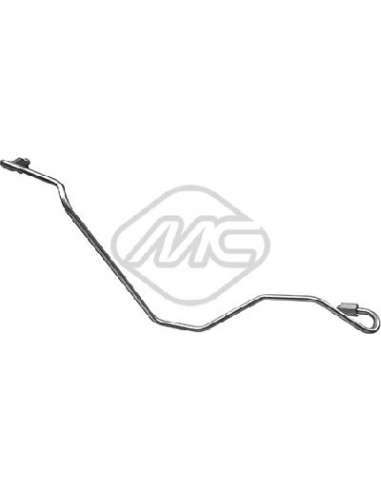 Conducto aceite, turbocompresor Metalcauch 92158 - MC TUBO ACEITE TURBO VAGDA