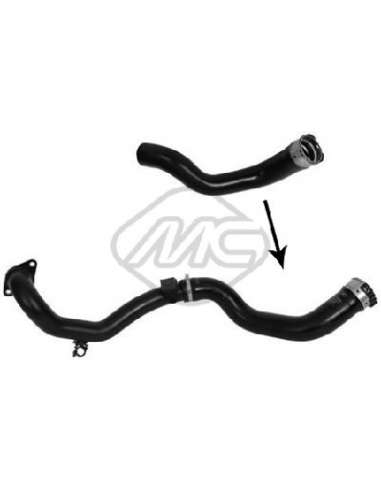 Tubo flexible de aire de sobrealimentación Metalcauch 98398 - MC MGTO TURBO FIAT 500L