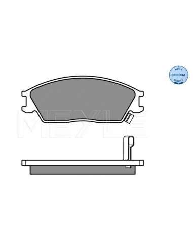 Juego de pastillas de freno Del. Meyle 025 210 1214/W - Juego de pastillas de freno MEYLE-ORIGINAL Quality