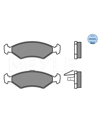 Juego de pastillas de freno Del. Meyle 025 231 0315 - Juego de pastillas de freno MEYLE-ORIGINAL Quality