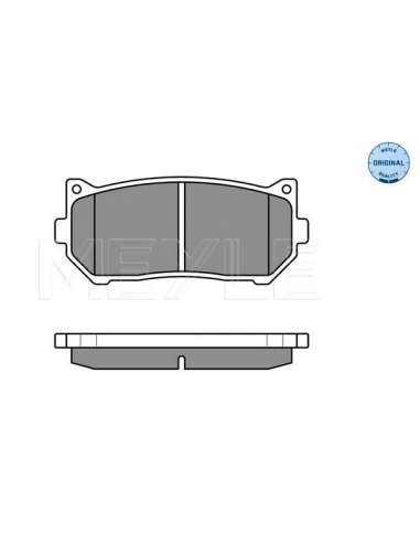 Juego de pastillas de freno Tras. Meyle 025 234 5513/W - Juego de pastillas de freno MEYLE-ORIGINAL Quality