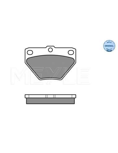 Juego de pastillas de freno Tras. Meyle 025 235 2114/W - Juego de pastillas de freno MEYLE-ORIGINAL Quality